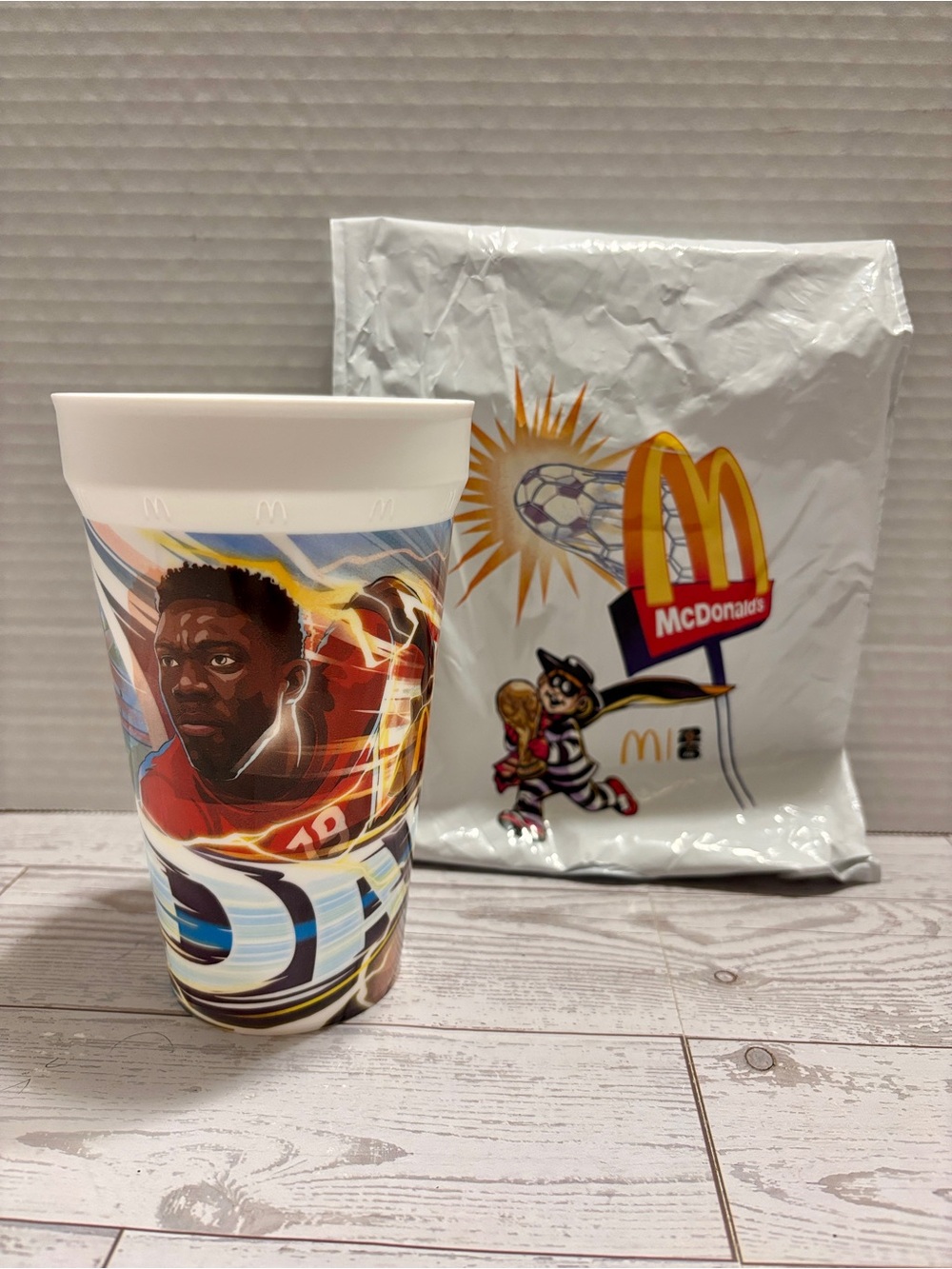McDonald's World Cup Alphonso Davies Soccer Player FIFA 2026 Collectible Cup